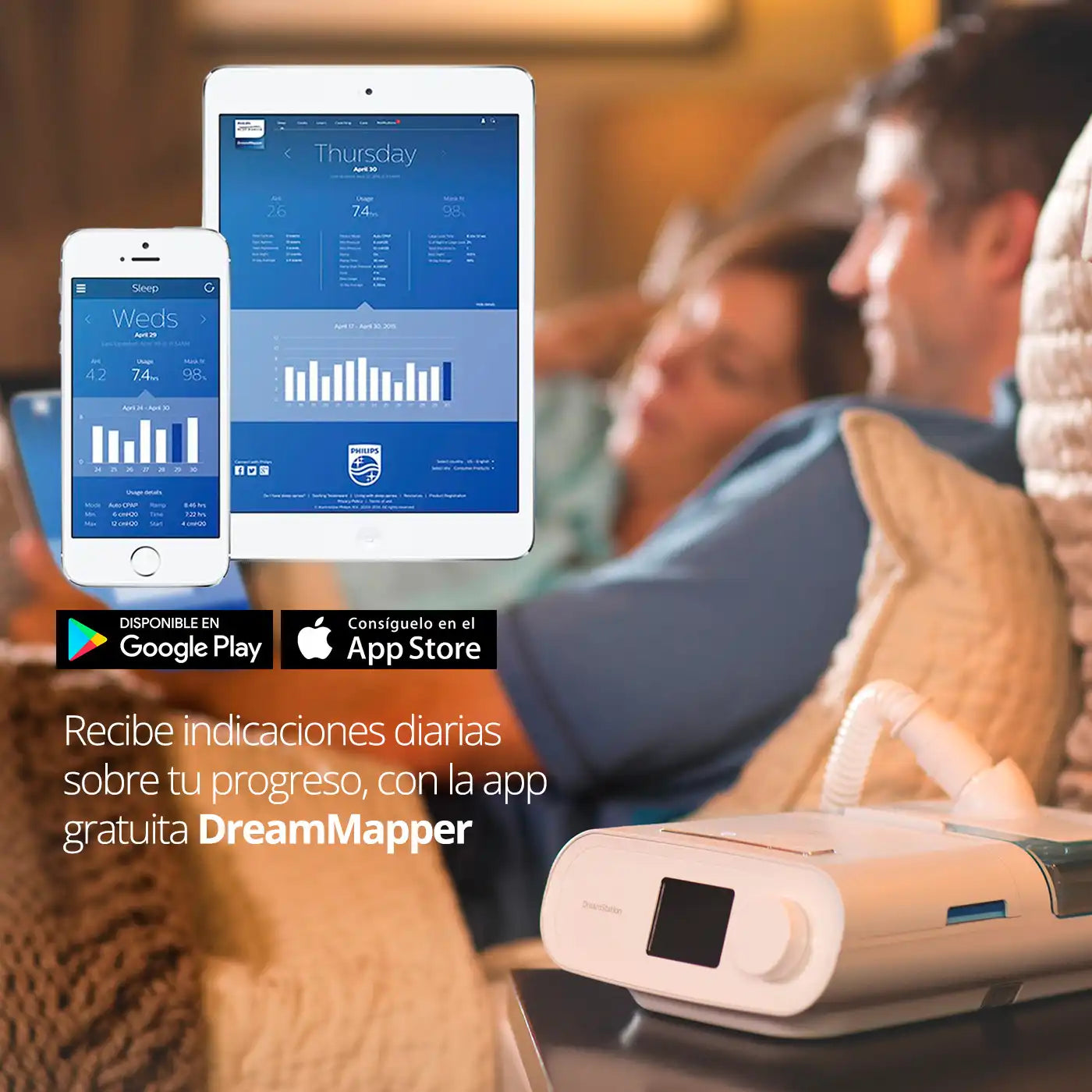 Auto Cpap DreamStation Philips Respironics - TOPMEDIC