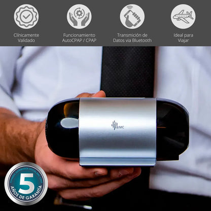 Auto Cpap Portátil BMC M1 Mini + Batería + Máscara Premium