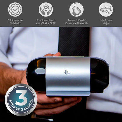 Auto Cpap Portátil BMC M1 Mini + Máscara Humidificadora