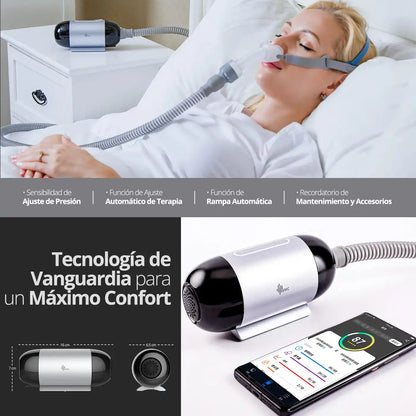 Auto Cpap Portátil BMC M1 Mini + Máscara Humidificadora