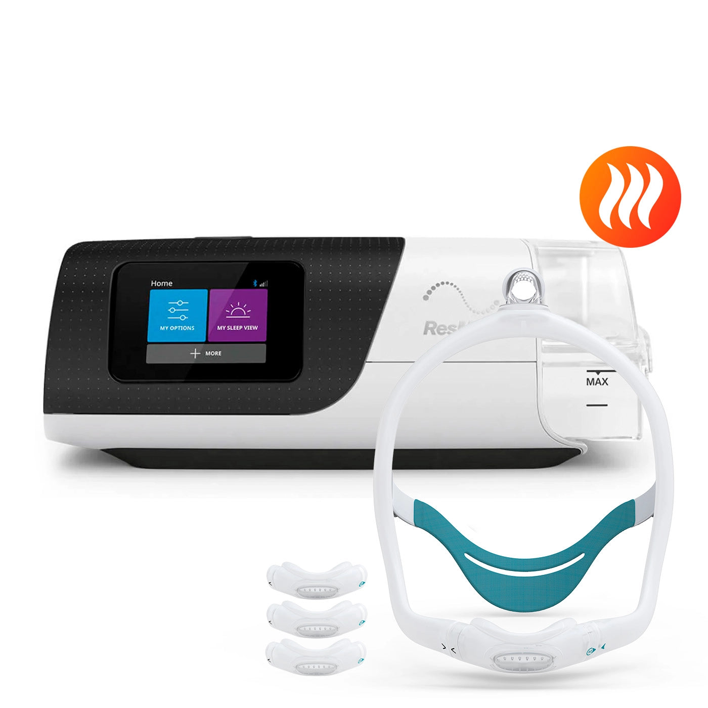 Auto Cpap ResMed AirSense 11 + Tubo Calefaccionado + Máscara Premium