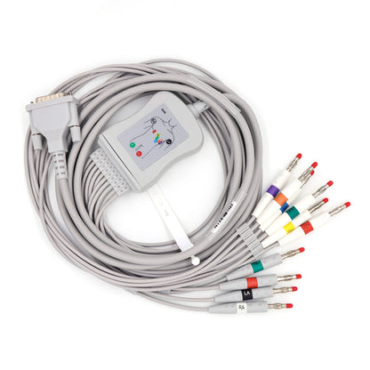 Cable ECG Veterinario 300G Contec 12 Derivaciones 