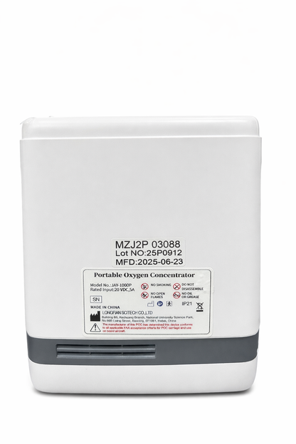 Oxígeno Portátil Longfian JAY1000P - 3Hrs