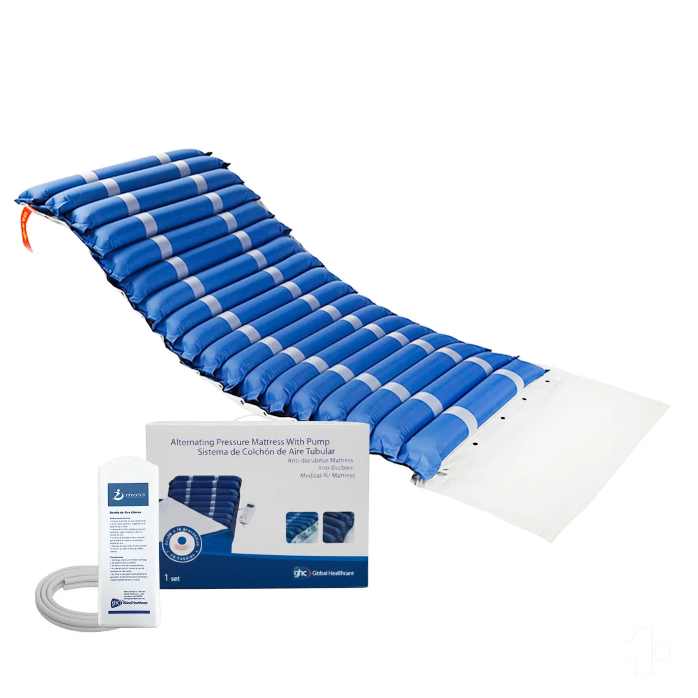 Colchón Antiescara Tubular + Motor y Funda