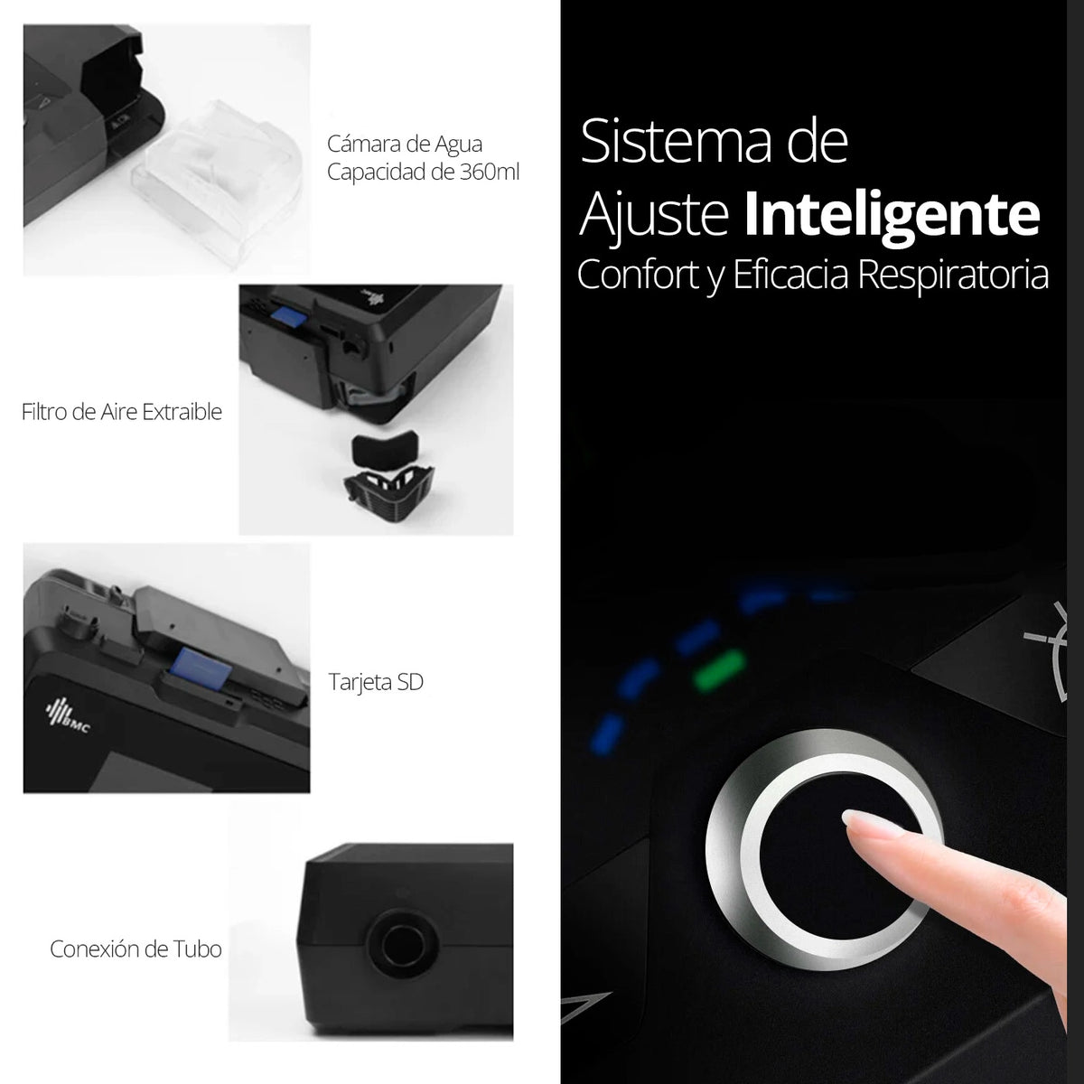 Auto Cpap BMC G2S A20 + Tubo Calefaccionado