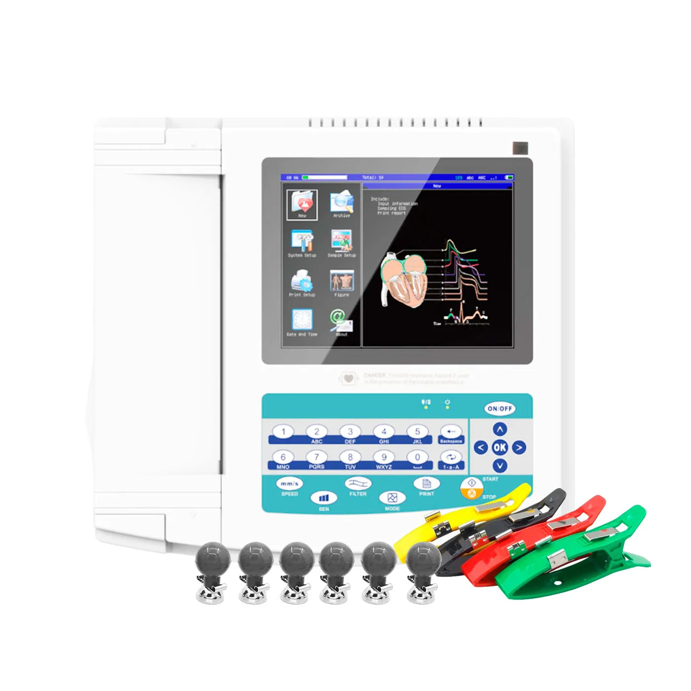 Electrocardiógrafo ECG 1200G 12 Canales Contec - TOPMEDIC