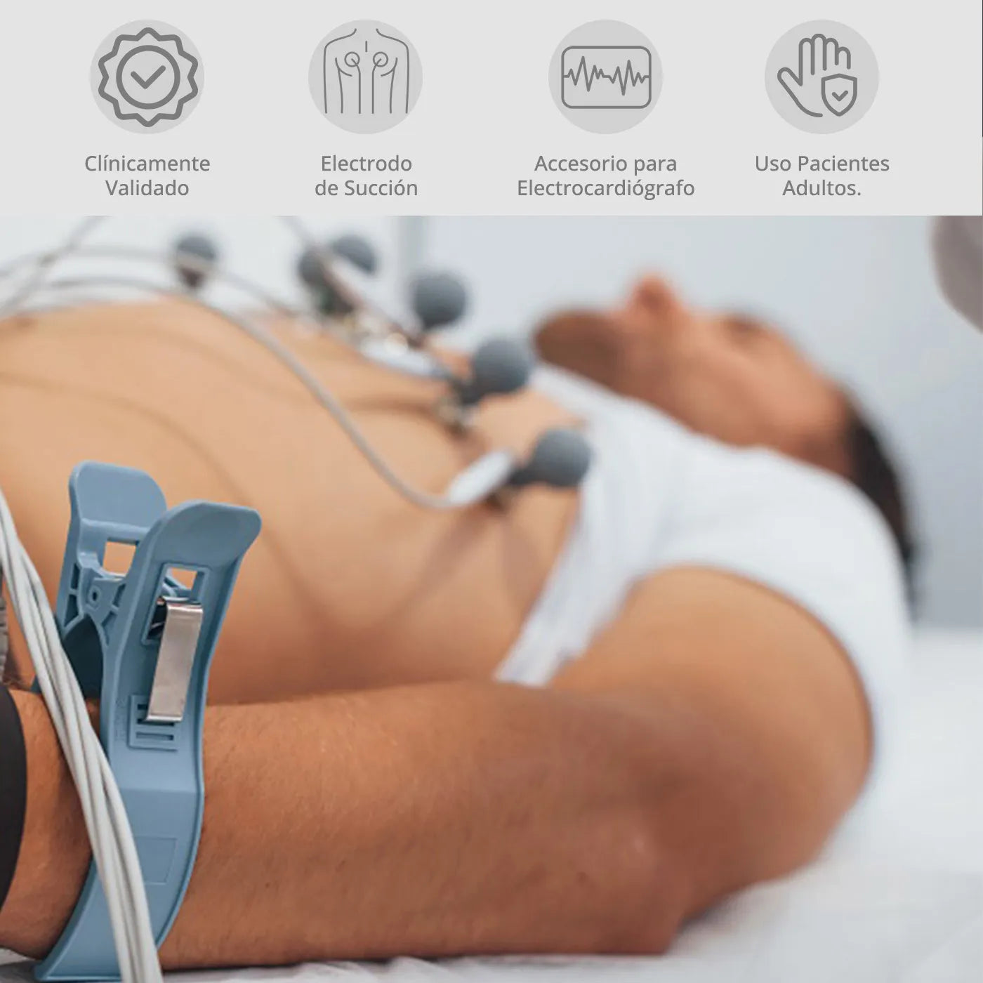 Electrodos ECG para Electrocardiógrafo Adulto - TOPMEDIC