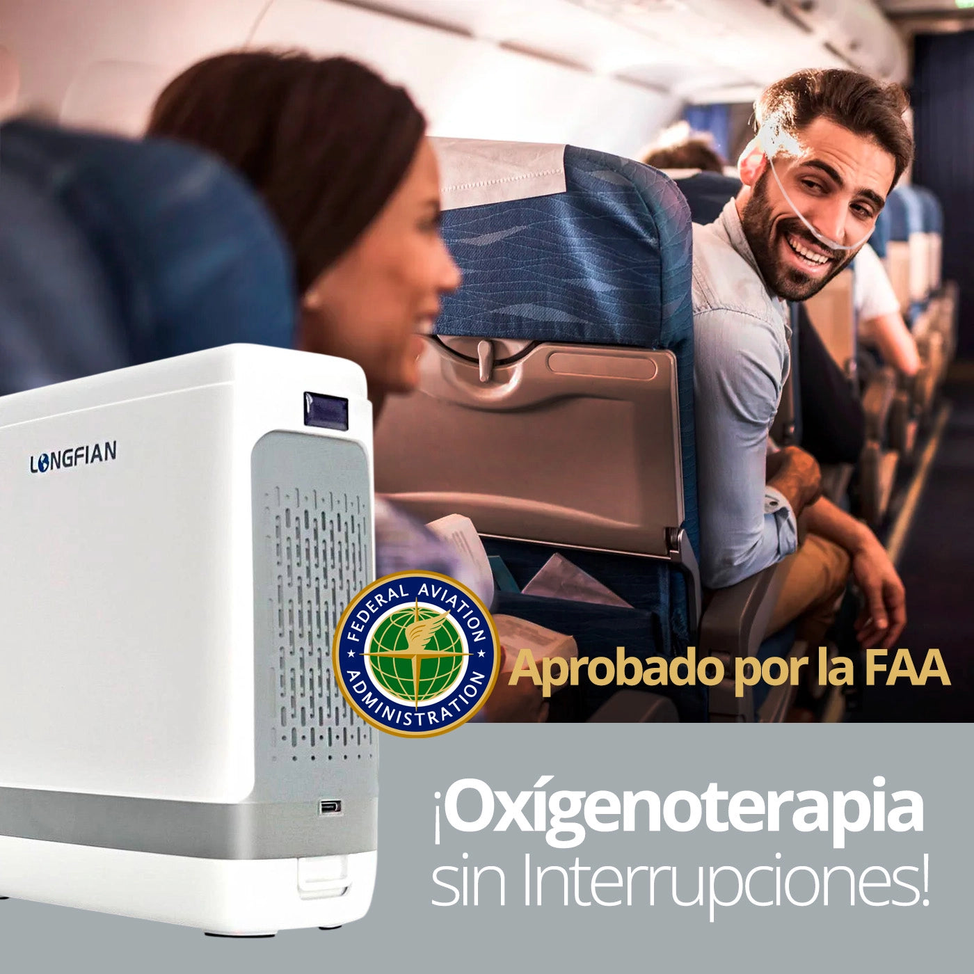 Arriendo Oxígeno Portátil Longfian JAY1000P