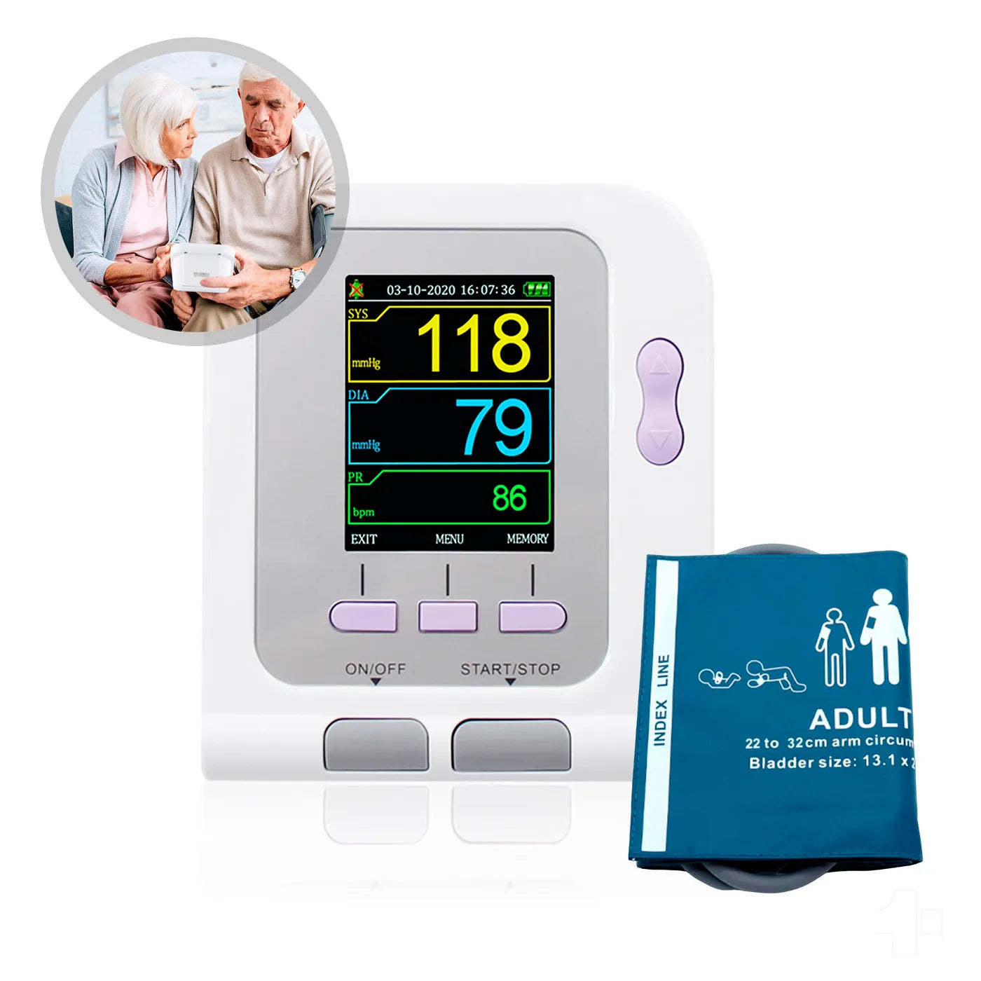 Monitor Signos Vitales Adulto Contec 08A - TOPMEDIC