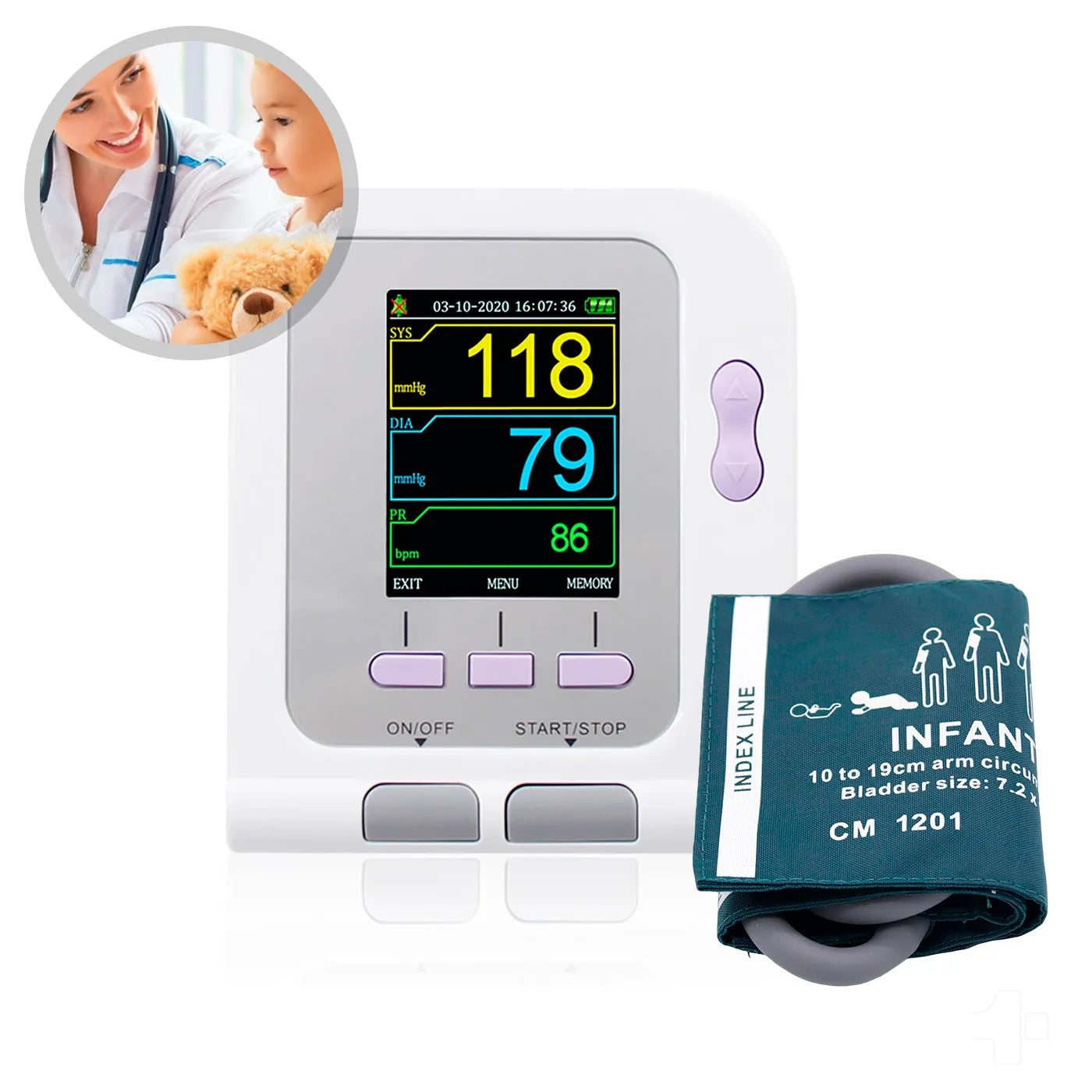 Monitor Signos Vitales Pediátrico Contec 08A - TOPMEDIC