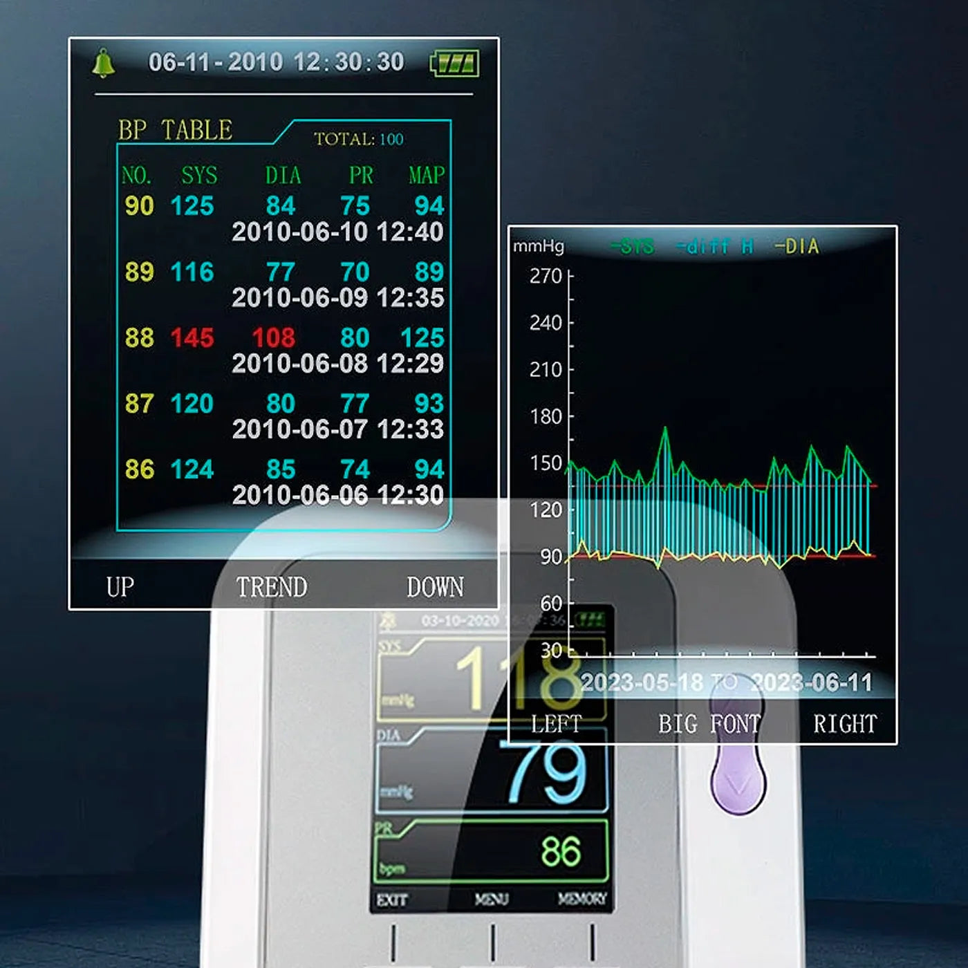 Monitor Signos Vitales Pediátrico Contec 08A - TOPMEDIC