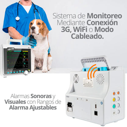 Signos Vitales Multiparámetro Contec CMS6000 VET - TOPMEDIC