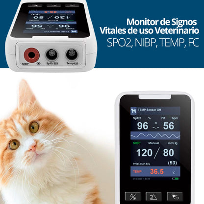 Monitor de signos vitales para animales Sinohero SM50: Con alarmas configurables para una detección temprana de cualquier anomalía.