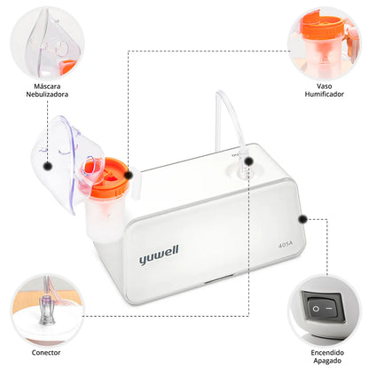 Nebulizador Yuwell 405A - TOPMEDIC