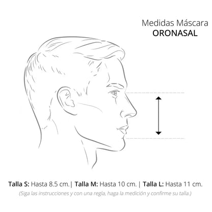 Mascarilla Cpap Oronasal F5 BMC