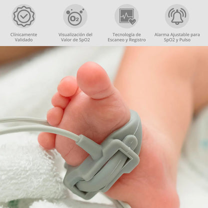 Oxímetro Saturómetro Contec CMS60D1 Neonatal - TOPMEDIC