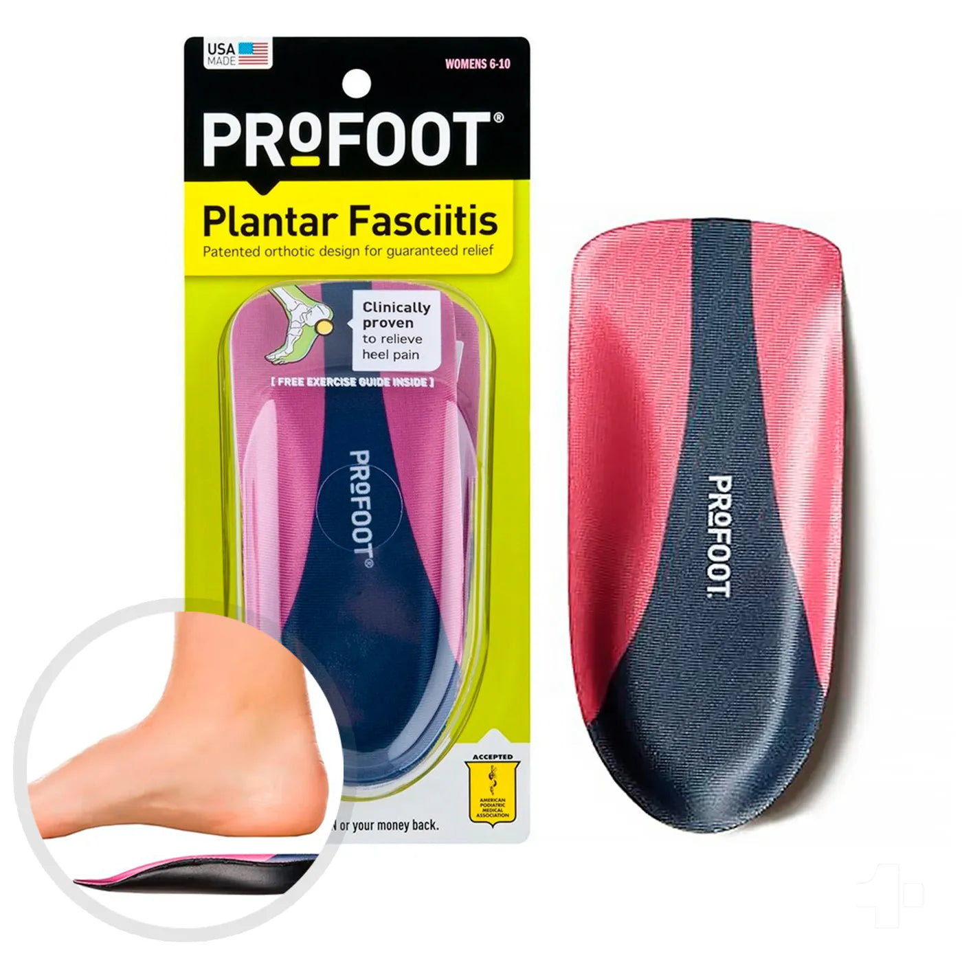 Plantillas Ortopédicas Recortable Fascitis Plantar Profoot - TOPMEDIC