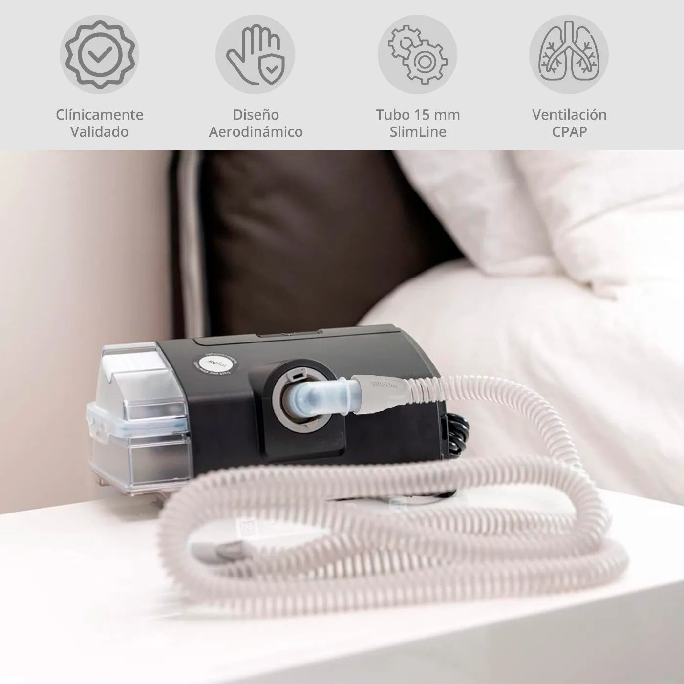 Tubo Cpap Estándar SlimLine ResMed - TOPMEDIC