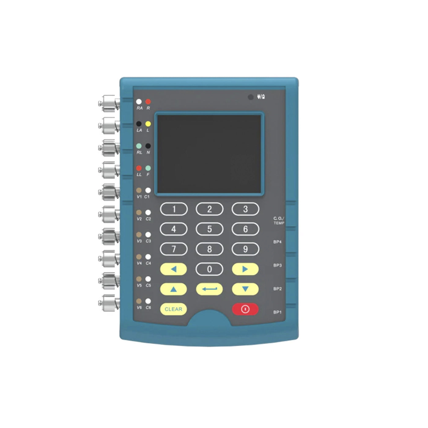 Simulación de 12 derivaciones de ECG en el Simulador Multiparamétrico MS400