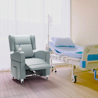 El sillón TheraClassic siendo usado para un tratamiento prolongado