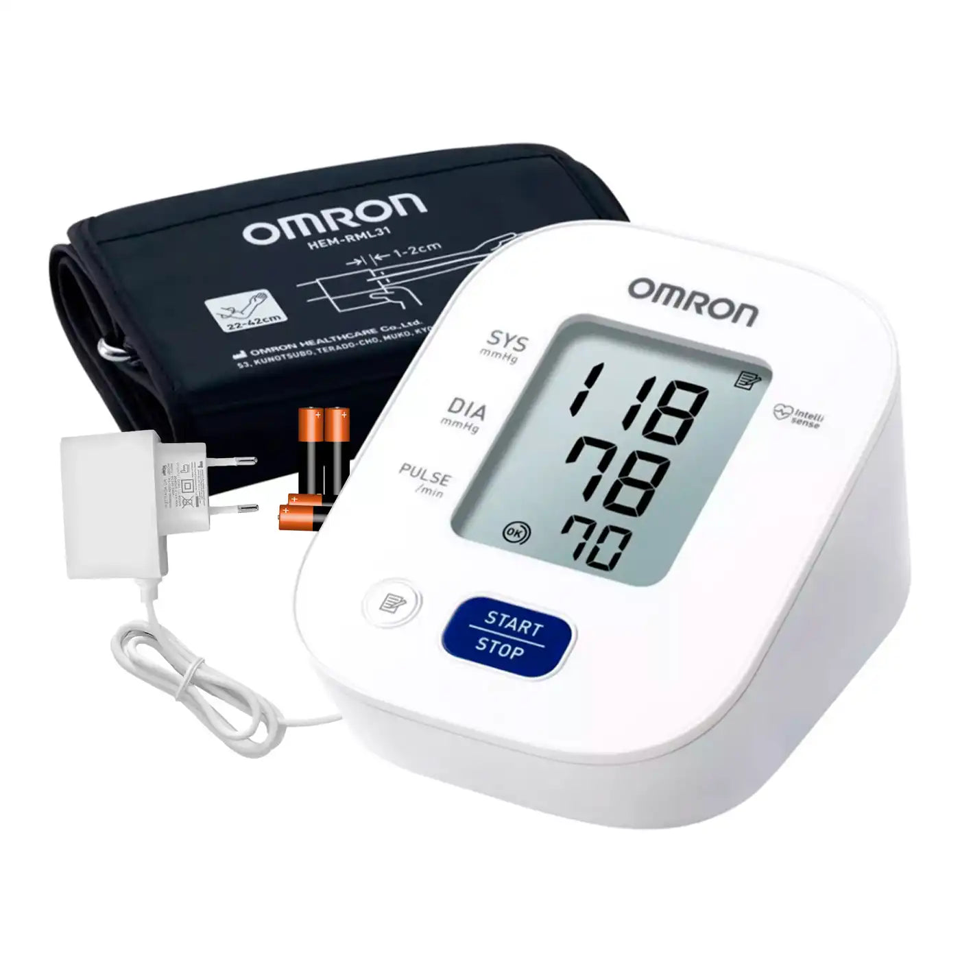 Toma Presión Omron 7142 + Adaptador Eléctrico