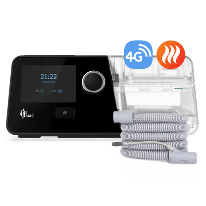 AutoCPAP BMC G3 A20 con módulo celular 4G y tubo calefaccionado