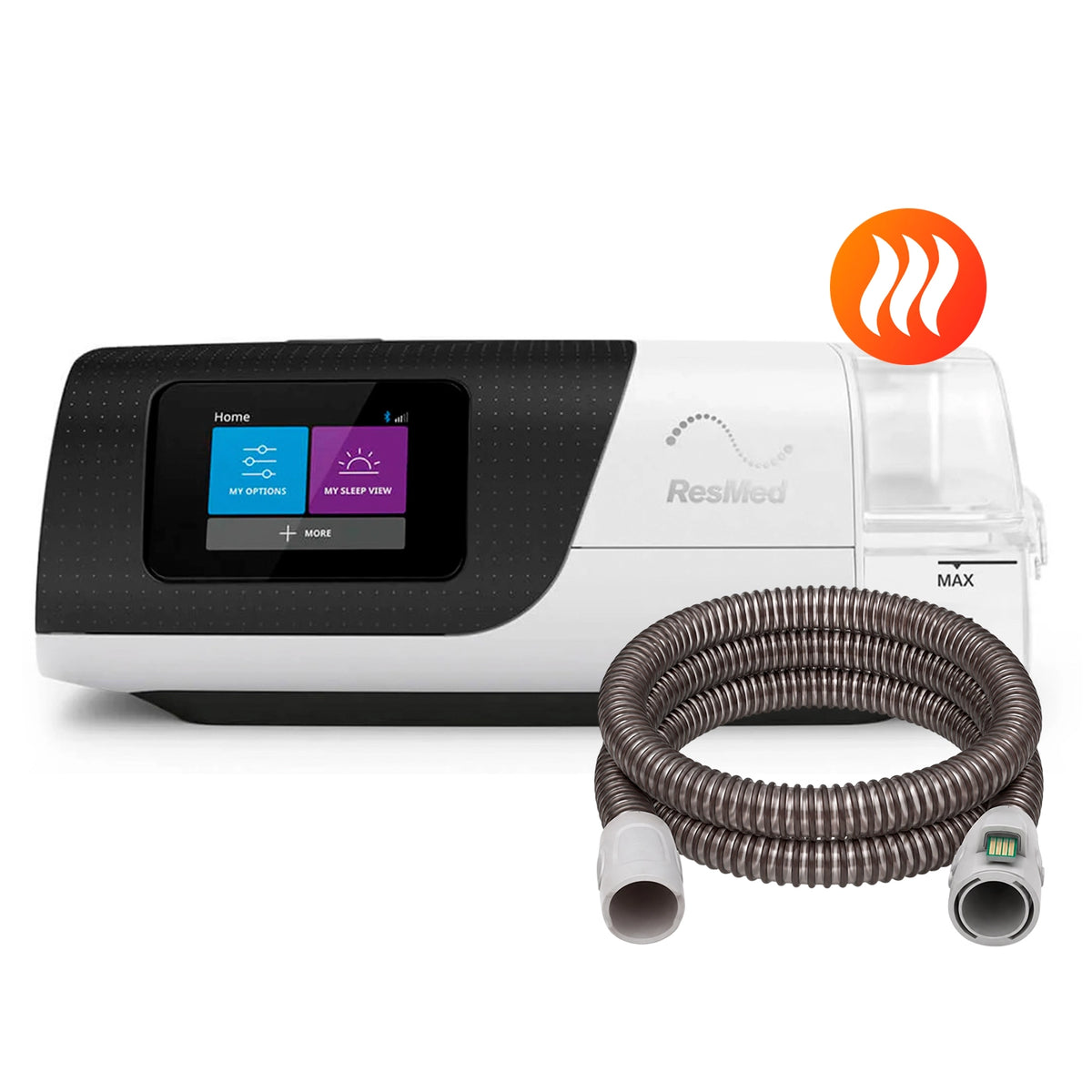 AutoCPAP ResMed AirSense 11 con tubo calefaccionado