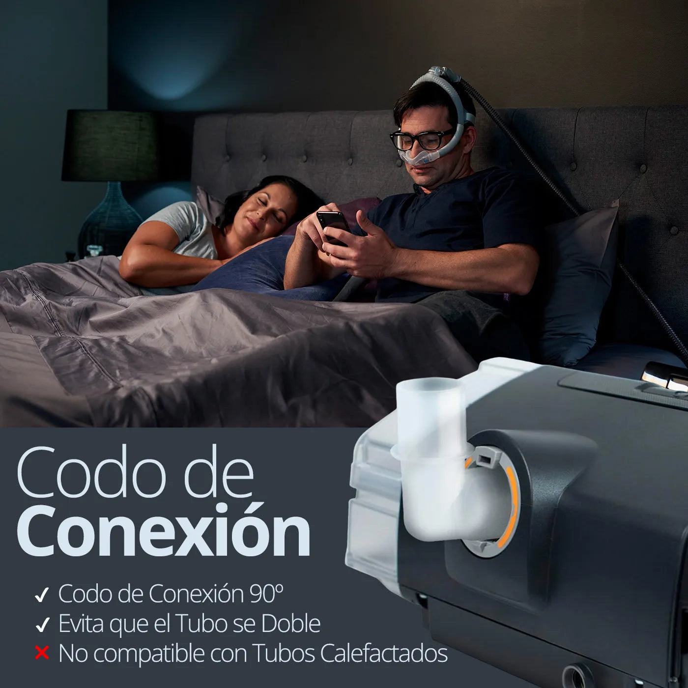 CPAP Automático ResMed AirSense 10 con tecnología AutoSet para ajuste automático de presión