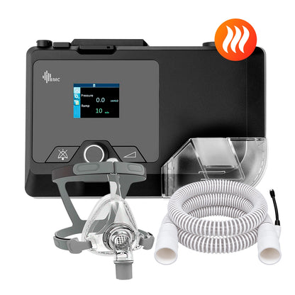 CPAP BMC G2S C20 con máscara F5 todas las tallas y tubo calefaccionad