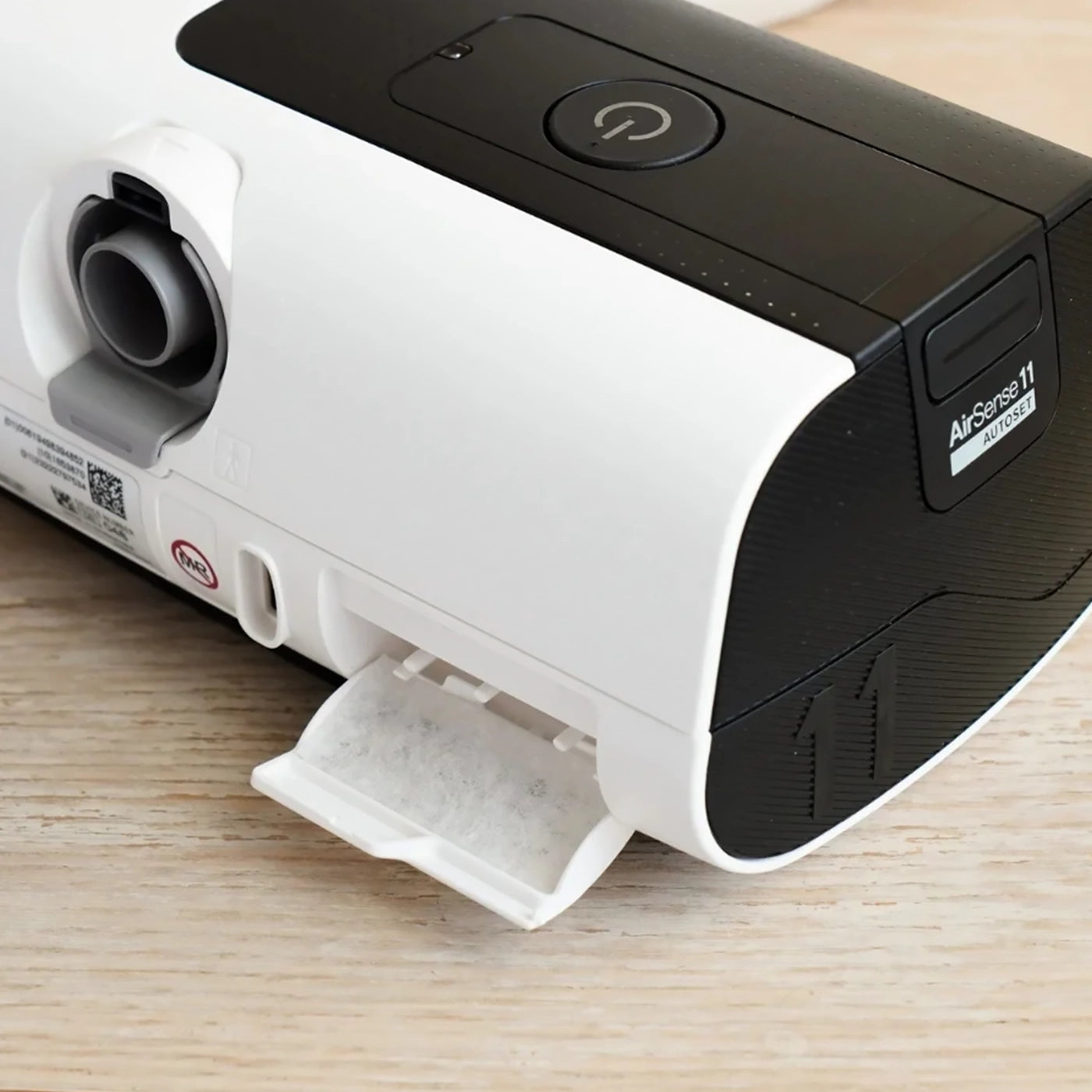 Instalación del filtro original en equipo CPAP ResMed AirSense 11