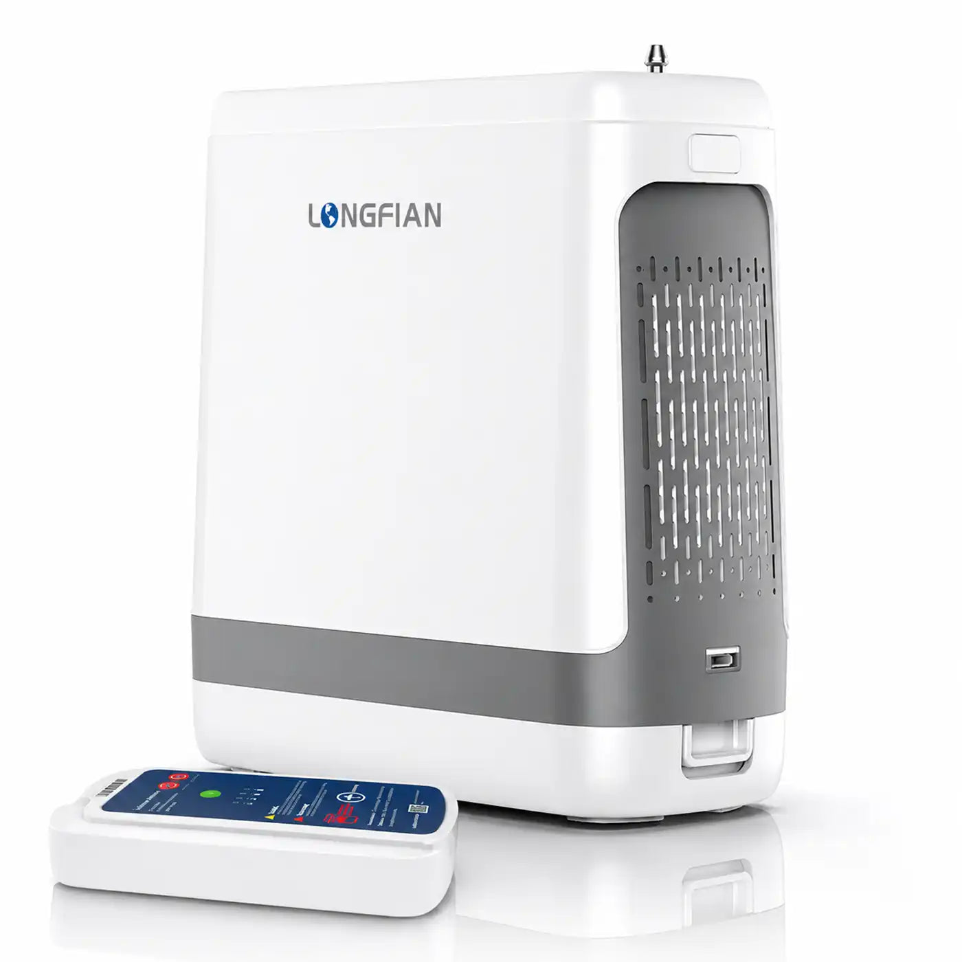 Concentrador de oxígeno portátil Longfian JAY1000P con baterías recargables