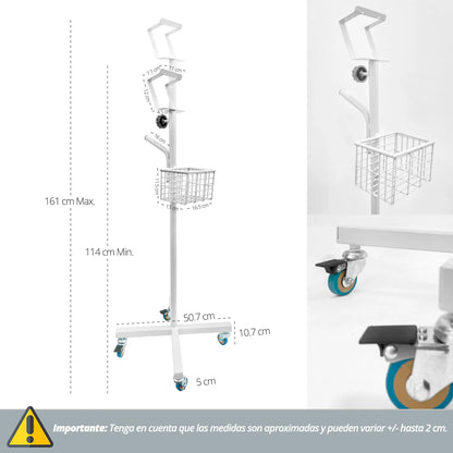 Monitor Signos Vitales Pediátrico Contec 08A con Oxímetro y Pedestal - TOPMEDIC