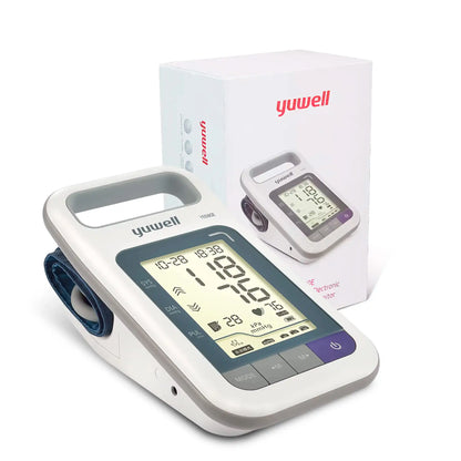 Tensiómetro Yuwell con empaque original ideal para uso clínico o domiciliario